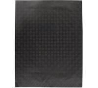 Protège-cahiers grain losange PVC 18/100ème avec porte-étiquette 24x32 cm - Noir