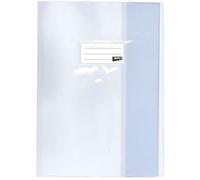 APLI Protège-cahiers PVC 101609-1 19/100ème A4 21x29,7 cm Grain lisse Lot de 10 Incolore