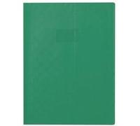 Protège-cahiers 24x32 translucides épais avec marque pages Avec rabats marque-page Vert G