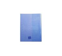 Protège-cahiers cristal 24x32 sans marque-pages Bleu G