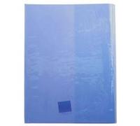 Oxford Protège-cahiers Strong Line 24x32 cm PVC 15/100e Bleu translucide – Lot de 25