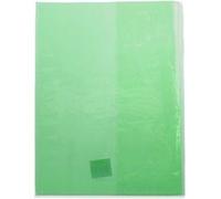 Protège-cahiers cristal 24x32 sans marque-pages Vert G