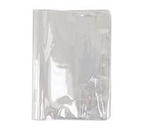 Protège-cahiers en PVC transparent - Format A5 - Étanche - Compatible avec la plupart des agendas, classeurs, scrapbooking, couverture en plastique rigide avec fermeture éclair