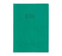 Protège-cahiers grain cuir PVC 22/100ème A4 - Vert