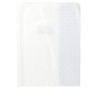 Calligraphe 72220AMZC Un Protège-Cahier Grain Losange Incolore - A4 21x29,7 cm - 18/100ème avec Porte-Étiquette - PVC Opaque