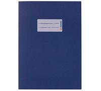 Protège-cahier, en papier, A5, bleu foncé