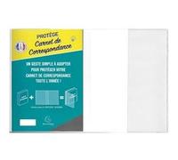 Protège carnet de correspondance 24x16cm - Transparent - Fabriqué en France G