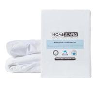 HOMESCAPES Protège Couette 240x220 cm, Protection Housse de Couette imperméable et hypoallergénique