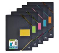 Protege-Docs Oxford Etudiant A4 100 Poch PP Elastique Assorti Pav