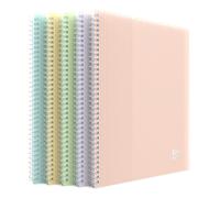Protege-Docs Spiral Oxford School Life A5 40 Poch PP Opaque Assorti Pastel Pav