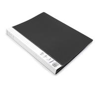 Protège Documents A4 60 vues Premium en Opaque Identifiable - 30 Pochettes Noir 30 Pochettes / 60 Vues