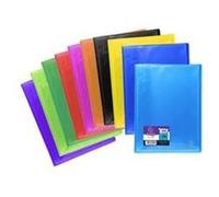 Protège-documents en polypropylène semi rigide IDERAMA PP 120 vues - A4 - Couleurs assorties