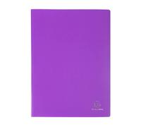 Protège-documents en polypropylène 5/10e OPAK pochettes Cristal 80 vues - A4 - Violet