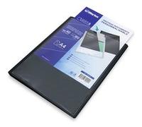 Protège Documents A4 Personnalisable 80 Vues Couverture Polypro Noir Noir G