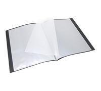 Protège-documents A4 - WAYTEX - 931400 - 40 vues (20 pochettes) - Polypropylène souple - Noir