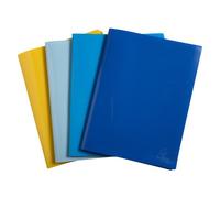 Protège-documents Bee Blue Exacompta polypropylène A4 20 pochettes - 40 vues couleurs assorties