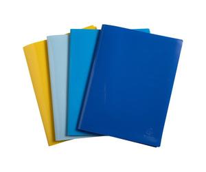 Protège-documents Bee Blue Exacompta polypropylène A4 30 pochettes - 60 vues couleurs assorties