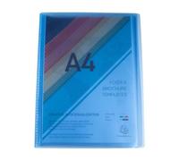 Protège-documents en polypropylène semi rigide Chromaline 40 vues - A4 - Couleurs assorties
