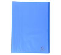 Protège-documents en polypropylène semi rigide Chromaline 80 vues - A4 - Bleu