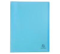 Protège-documents en polypropylène semi rigide Chromaline Pastel 80 vues - A4 - Bleu pastel