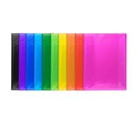 Protège-documents en polypropylène semi rigide IDERAMA PP 120 vues - A4 - Couleurs assorties