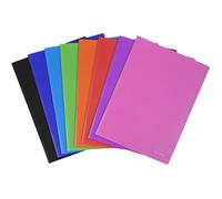Exacompta 8x Protège-documents en PP 5/10e pochettes 160 vues A4 assort. 8880E
