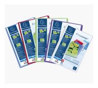 Protege documents exacompta a4 kreacover polypro semi rigide 24x32 cm 60 vues lisse coloris assortis
