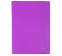 Protège-documents - EXACOMPTA - OPAK - 120 vues (60 pochettes) - A4 - Polypropylène semi-rigide violet