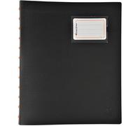 Protège-documents à anneaux avec pochettes détachables - 80 vues Exactive - A4 - Noir