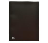 Protège-documents Oxford initial A4 100pochettes polypro noir