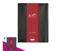 Oxford Protège-documents Le Lutin Classique PVC opaque A4 20 pochettes (40 vues) Noir
