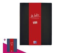 Protège-documents Oxford Le Lutin Classique PVC opaque A4 40 pochettes - 80 vues - noir