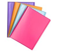 Protège-documents Oxford polypropylène translucide A4 40 pochettes - 80 vues - couleurs assorties