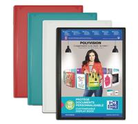 Protège-documents Oxford Polyvision A4 120 vues / 60 pochettes couverture polypro opaque assorti