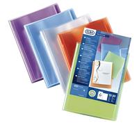 ELBA Livret de présentation POLYVISION, 100 pochettes DIN A4, en PP, 0,7 mm, transparent, avec pochette transparente sur - 8 pièces (10211079)