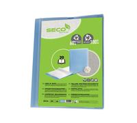 Protège-documents personnalisable Seco A4 20 pochettes - 40 vues - bleu clair