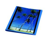 Protège-documents personnalisable Viquel polypropylène opaque A4 60 pochettes - 120 vues bleu