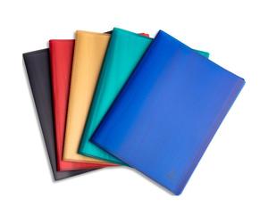 Protège-documents PP recyclé semi-rigide 60 vues Opak - Couleurs assorties