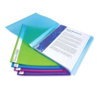 Rapesco Chemise de présentation Flexi 0916 - A4, 20 pochettes, couleurs assorties, lot de 10