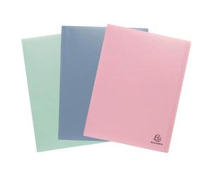 Protège-documents semi-rigide en PP recy utentiK - 40 vues - Couleurs assorties