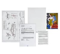 Protège-documents transparent, 100x70 cm, en PP, avec rabat de protection