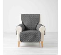 Protège Fauteuil - DOUCEUR D'INTERIEUR - Lounge - 165x179cm - Anthracite - Design Contemporain