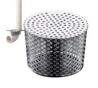 Protège-gouttière acier inoxydable Écran anti-blocage stoppe feuilles | Protecteur de gouttière en acier inoxydable Pour Toit Eau Pluie Maison Abri Jardin Couvre-Drains Nettoy