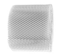 Protège-gouttière en Alliage D'aluminium Argenté, Rouleau de 15 CM | Grillage Gouttiere, Filtre à Branches de Feuilles, Barrière Anti-animaux, pour Gouttières et Plantes