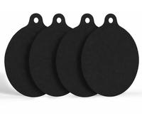 Protège-induction - Plaques de protection pour table de cuisson - Protection anti-rayures pour table de cuisson - Résistant à la chaleur jusqu'à 300°C - Lot de 4 - Noir