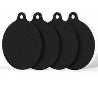 Protège-induction - Plaques de protection pour table de cuisson - Protection anti-rayures pour table de cuisson - Résistant à la chaleur jusqu'à 300°C - Lot de 4 - Noir