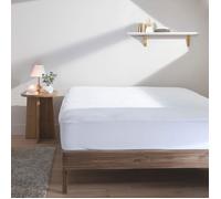 Protège matelas 100% coton anti-acariens 120x200 - SOMEO - Blanc - Someo