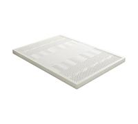 Protège-matelas 100 % latex naturel, respirant et durable, pour lit double/double, épaisseur 10 cm, 130 x 190 cm / 51x75in, idéal pour le confort et le soutien de la chambre à coucher