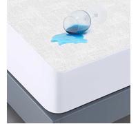 Protège-Matelas 120x190 cm Imperméable en Coton et Microfibre, Anti-Acarien, Incontinence, Lavable, Adulte et Bébé