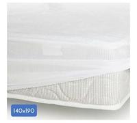 Protege-matelas - 140 x 190 cm x 25 cm - 100% Coton - 170 G/M2 - LOVELY HOME Blanc G